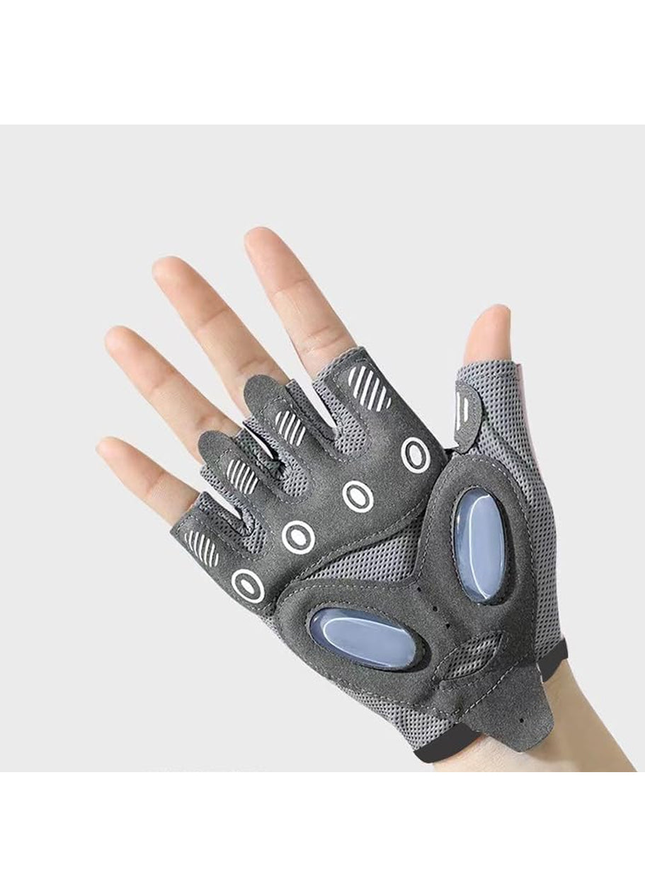 Fitness gloves, non-slip and wear-resistant, comfortable and breathable, suitable for sports, cycling, and weightlifting, black