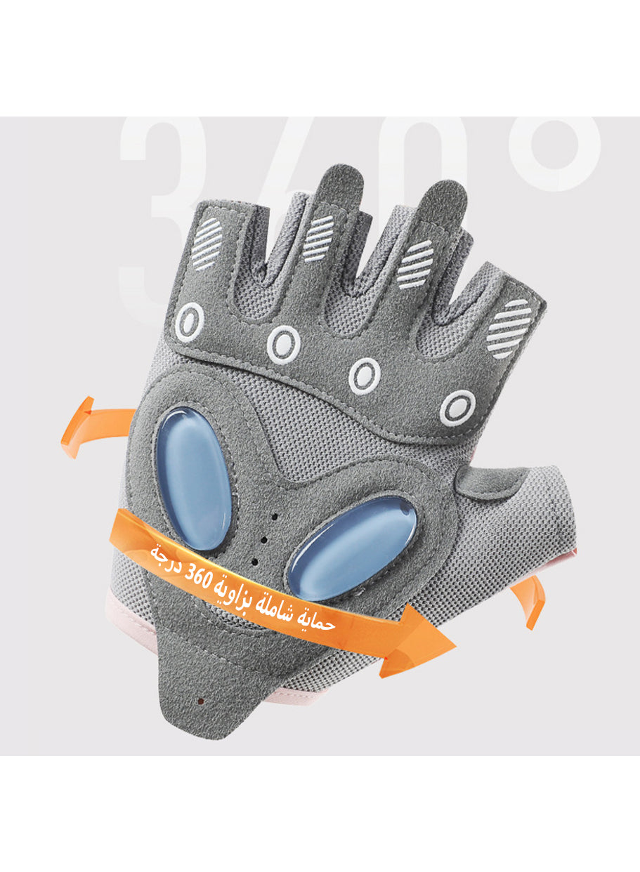 Fitness gloves, non-slip and wear-resistant, comfortable and breathable, suitable for sports, cycling, and weightlifting, black