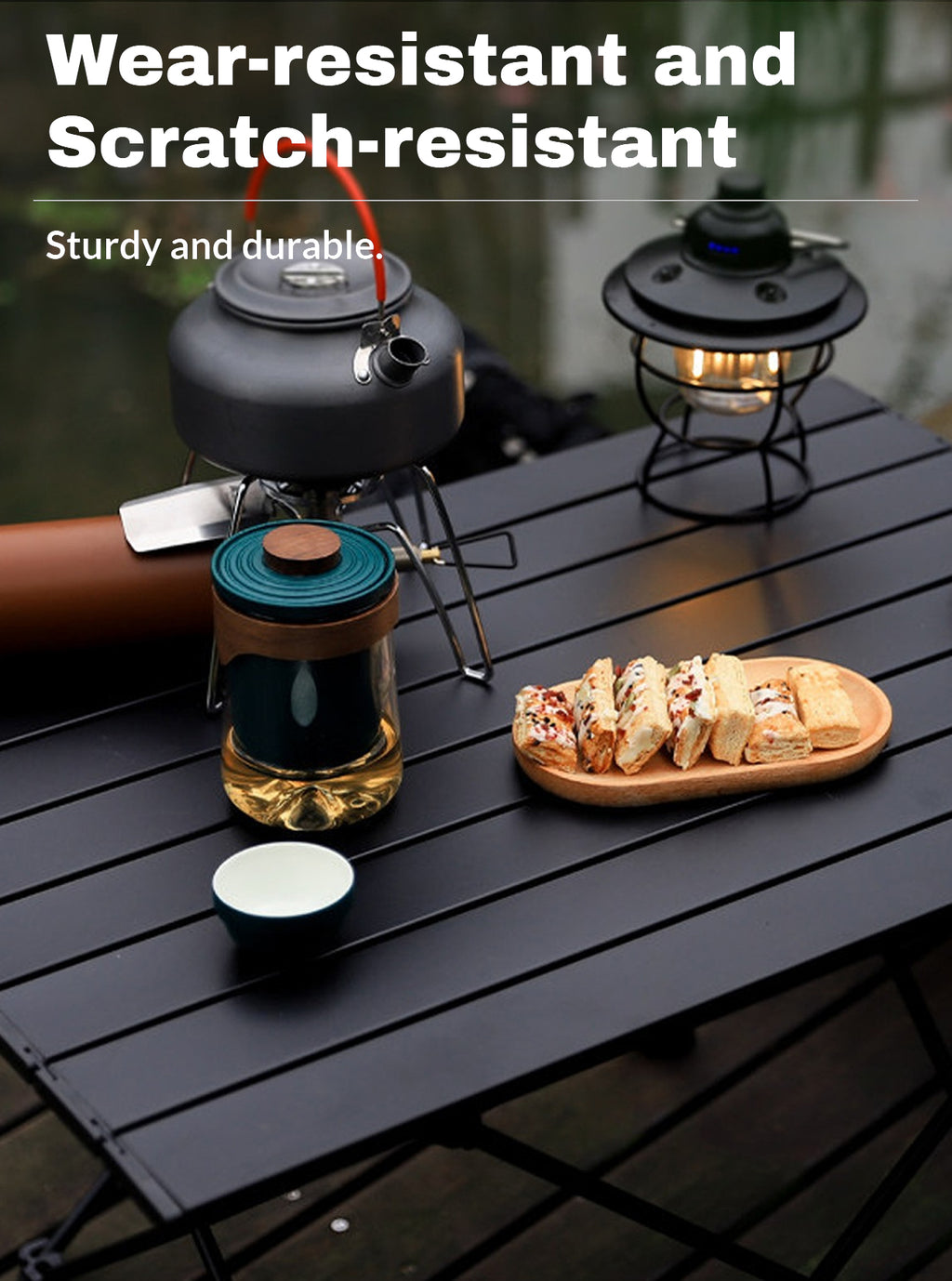 Outdoor camping table | Folding picnic table | Storable | Foldable outdoor table | 55*41*40CM